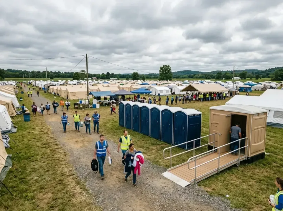 disaster-relief-camp-restrooms-010 — frequently asked questions, Dumpster & Portable Bathrooms Rental in Aviston, IL